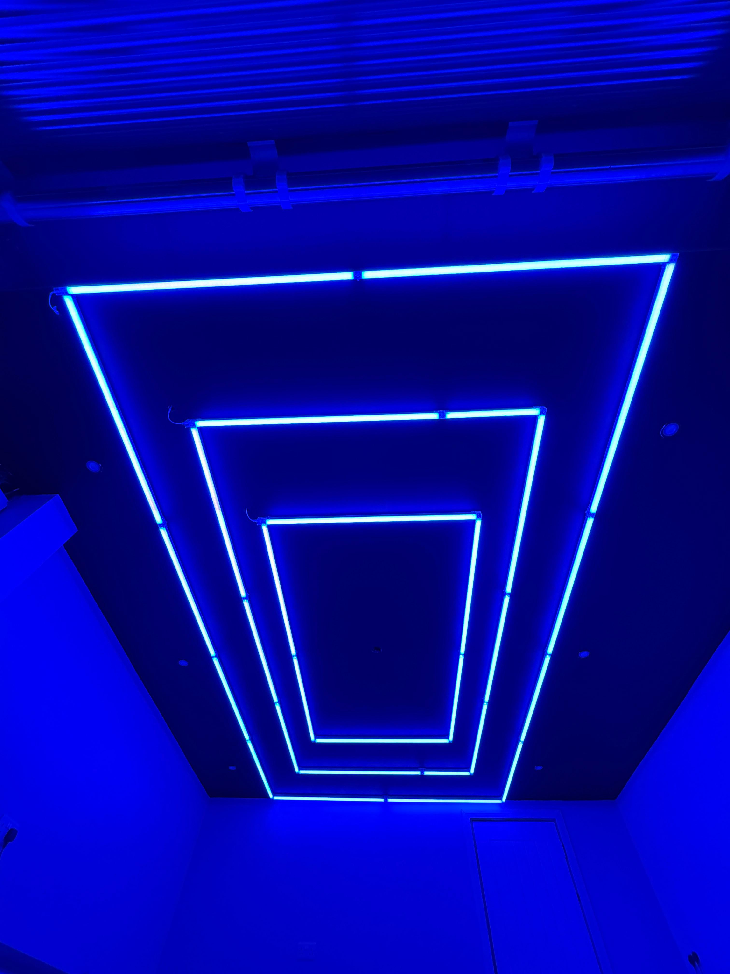 RGB LED rectangle trio lighting kit