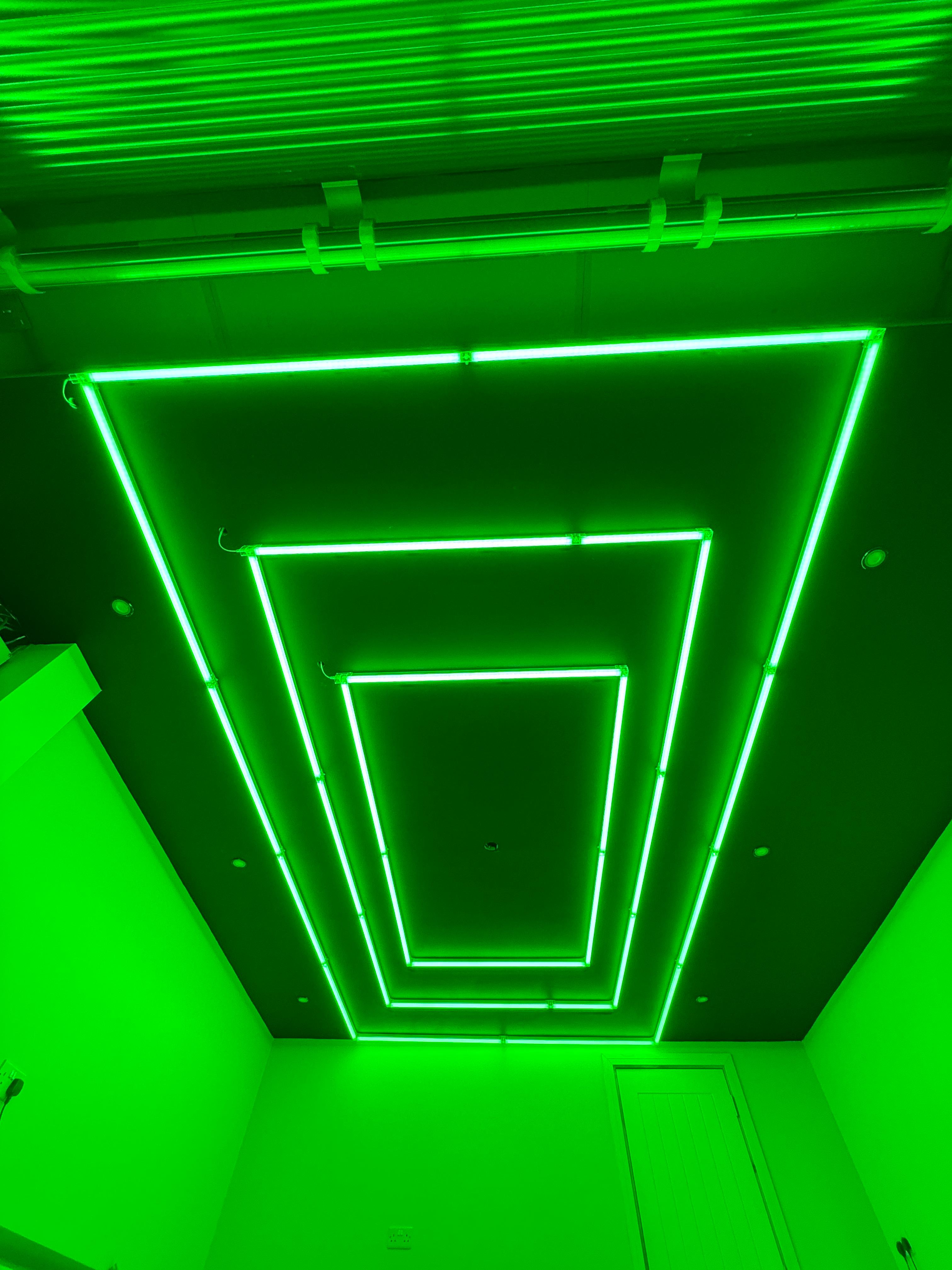 RGB LED rectangle trio lighting kit