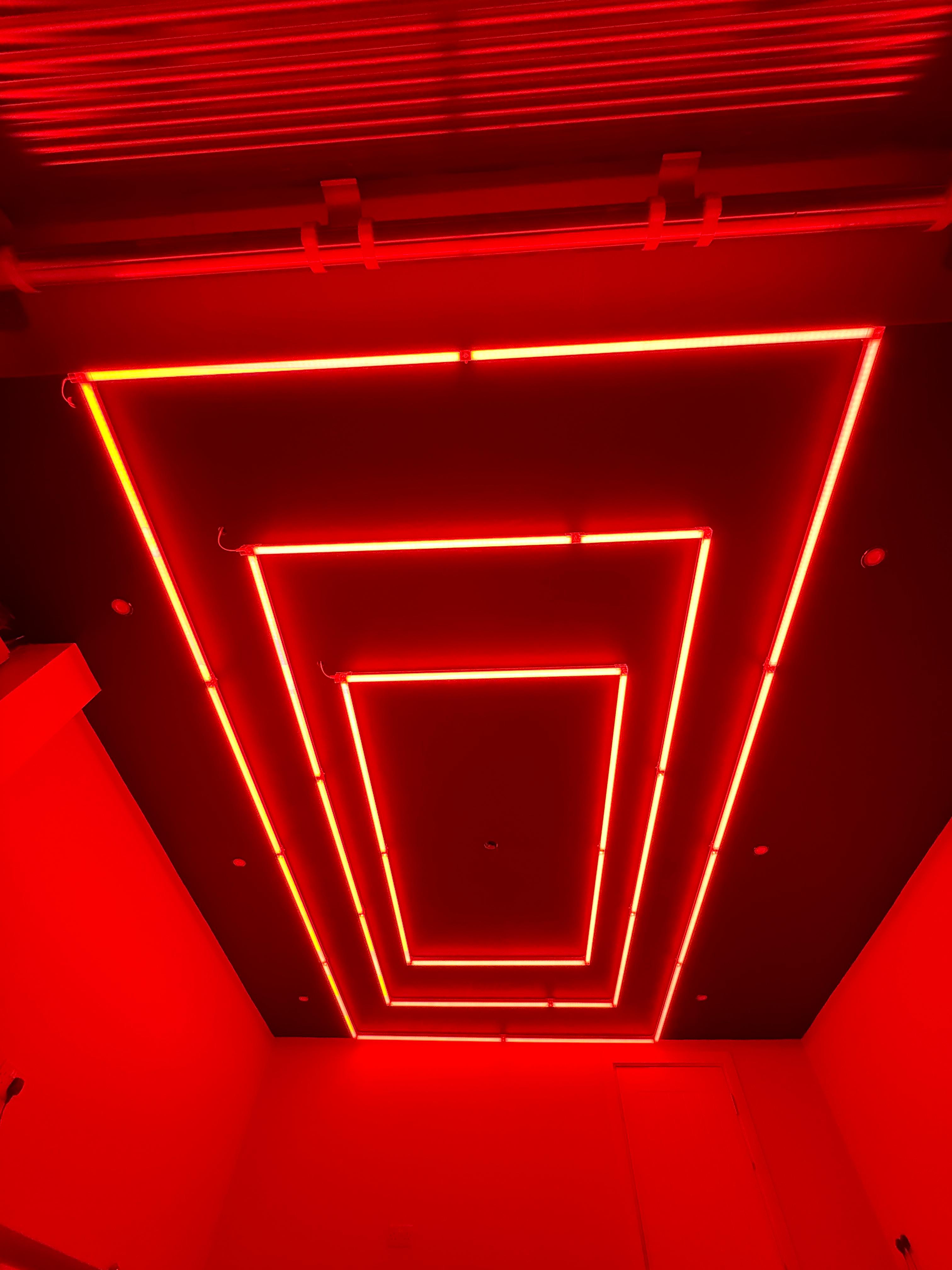 RGB LED rectangle trio lighting kit