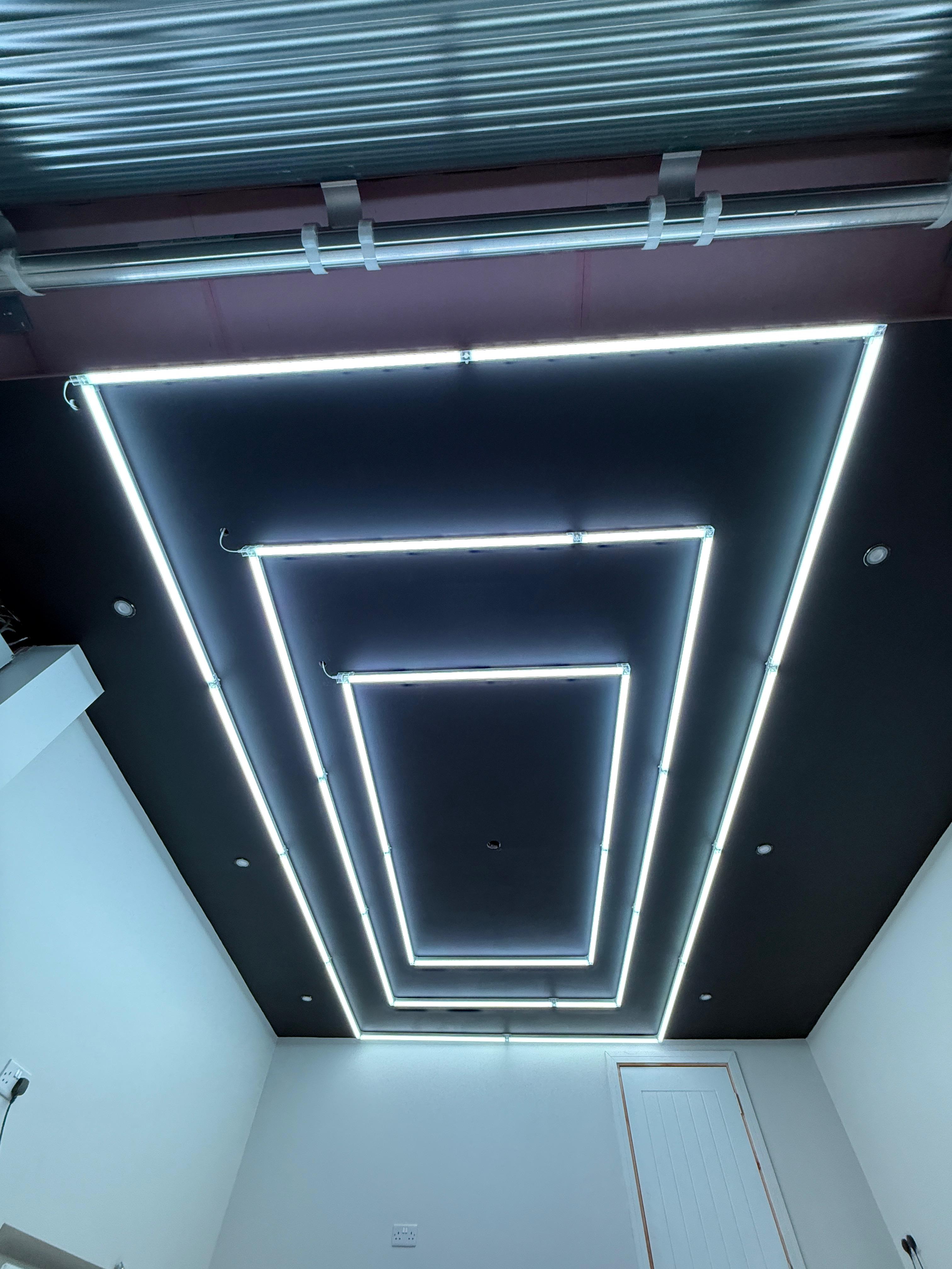 RGB LED rectangle trio lighting kit