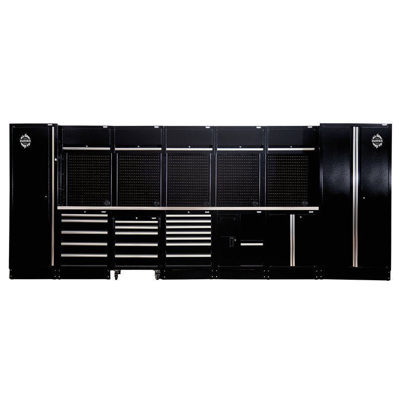 BUNKER® 25 Piece Modular Storage Combo with Worktop, 4915mm